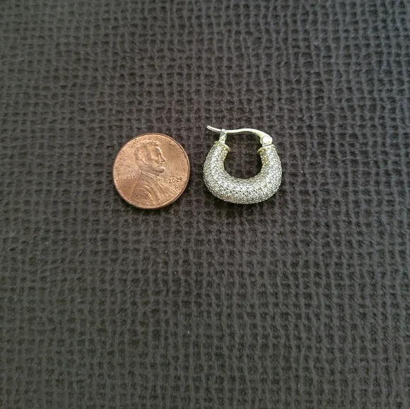 Gemelli👭 Chunky Gold💛 "Macie" Hoop Earrings - NWT - Picture 9 of 16